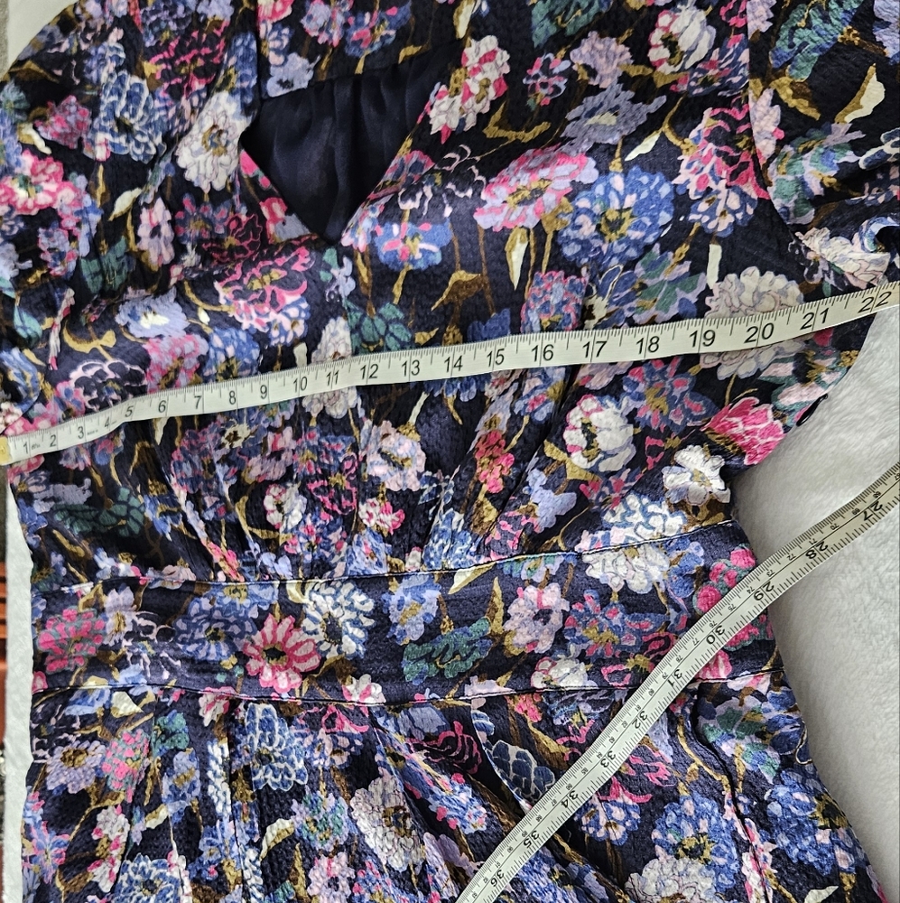 Tanya Taylor Nat Silk Floral Mini Dress - Picture 9 of 9
